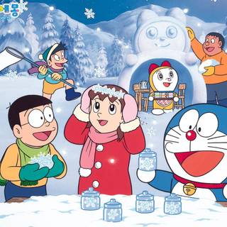 Doraemon cartoon wallpaper