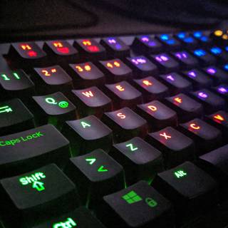 Gamer keyboard wallpaper