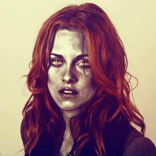 Hollywood women face wallpaper