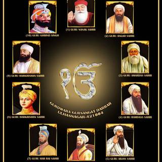 Ten Gurus wallpaper