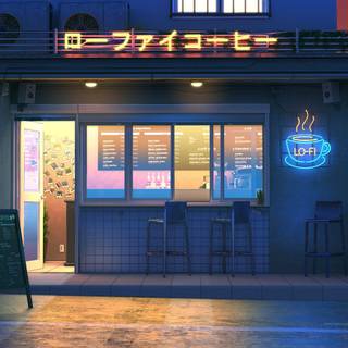 Lofi coffee wallpaper