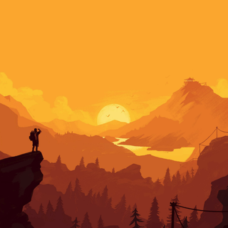 Space 4k firewatch wallpaper