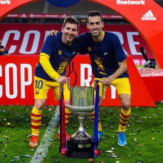 Messi 2021 Copa del Rey wallpaper