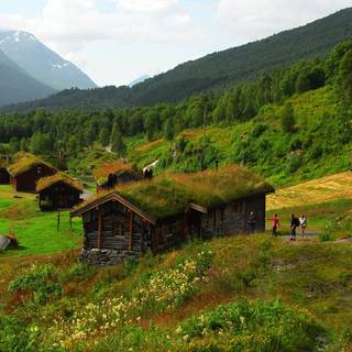 Spring farms wallpaper