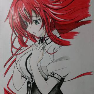 Naruto x Rias wallpaper