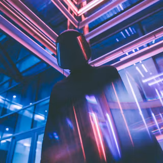 3D 4k neon wallpaper