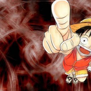 Pointing finger wallpaper