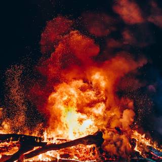 All colors of fire wallpaper