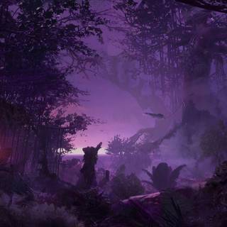 Dark purple 4k wallpaper