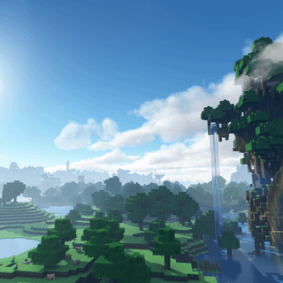 Minecraft logo 4k wallpaper