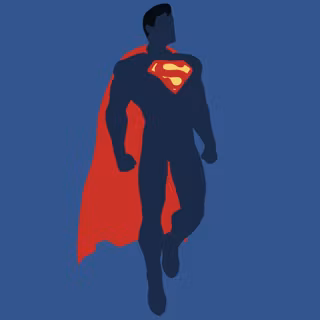 DC Superman minimal wallpaper