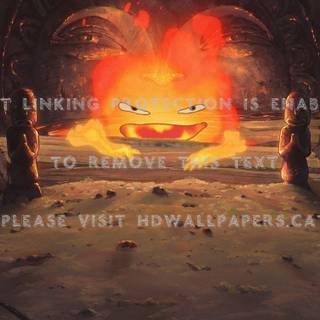 Howl's Moving Castle UHD wallpaper