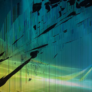 Broken Chrome screen wallpaper