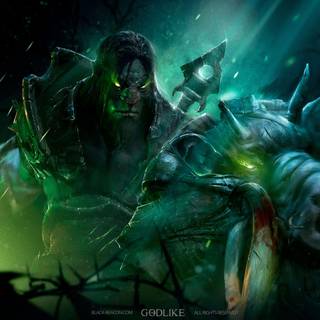 4k green and black PC wallpaper