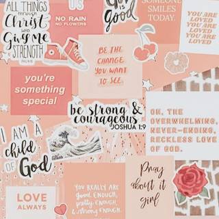 Aesthetic Jesus collage wallpaper