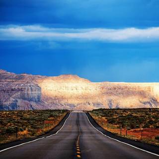 4k nature road wallpaper