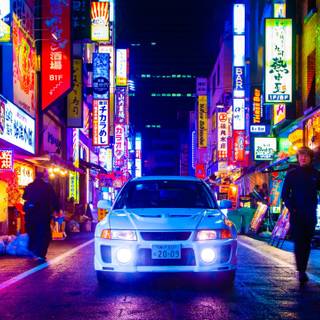 Neon JDM wallpaper