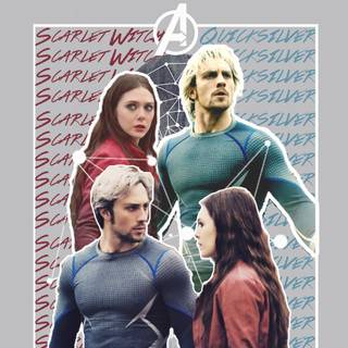 Scarlet witch and Quicksilver wallpaper