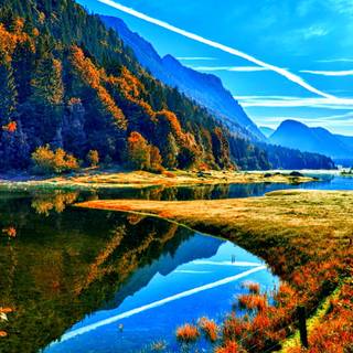 Mountain river wallpaper