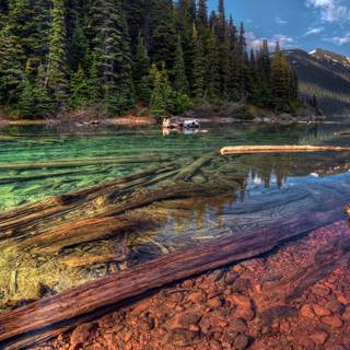 Mountain river wallpaper