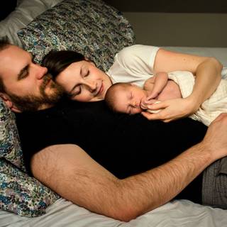 Mom dad baby wallpaper