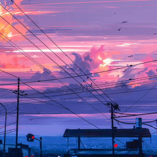 Pink lofi wallpaper