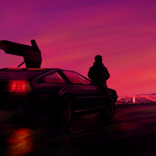 Neon Drive wallpaper