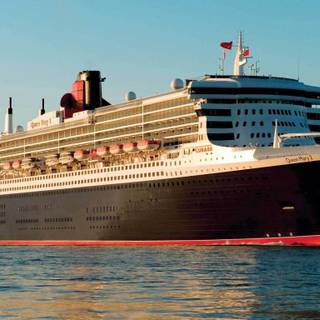 Queen Mary ship wallpaper