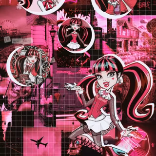 Draculaura aesthetic wallpaper