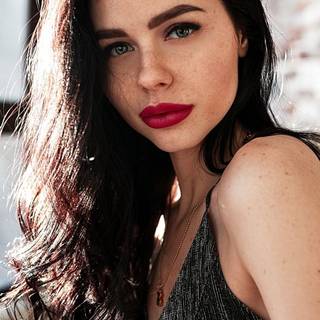 Red lip women wallpaper