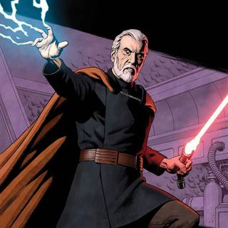 Count Dooku Star Wars series wallpaper