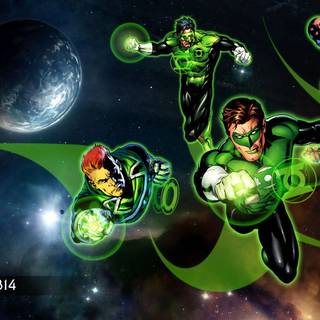 Lantern Corps desktop wallpaper