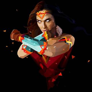 Wonder Woman 4k phone wallpaper