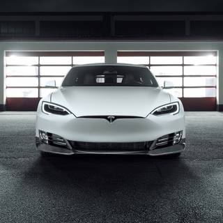 Tesla 4K wallpaper