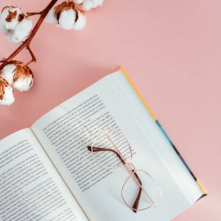 Books spring wallpaper