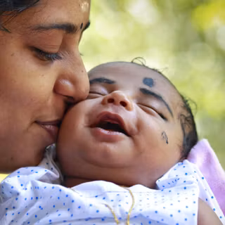 Mother and little son wallpaper