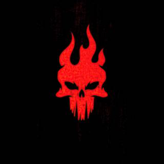 Red minimal 4k wallpaper