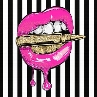 Black women lips wallpaper