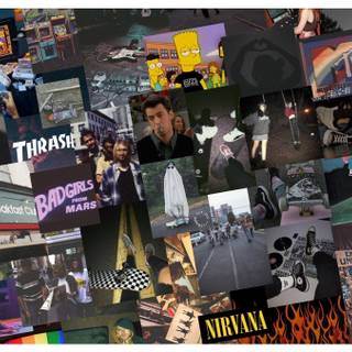 Aesthetic skater college wallpaper