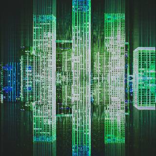 Minimalist 4k green wallpaper