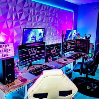 Gaming set ups wallpaper