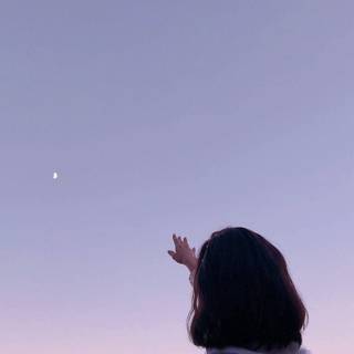 Aesthetic blue Korean wallpaper