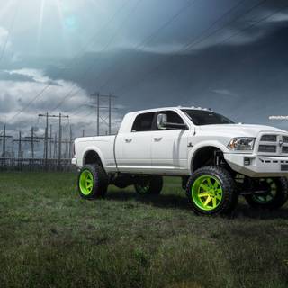 Lifted RAM trucks wallpaper