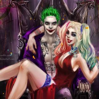Joker girlfriend wallpaper