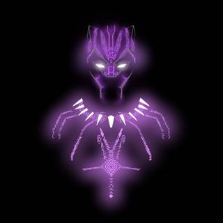 Black Panther minimal 4k wallpaper