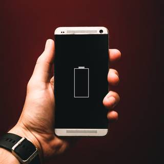 1% battery wallpaper