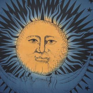 Sun and moon aesthetic wallpaper