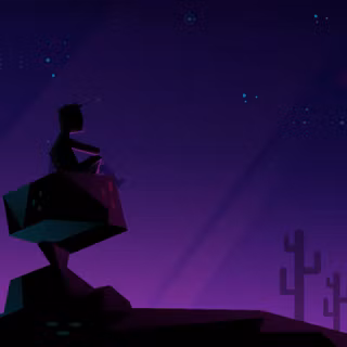 Alone sitting 4k wallpaper