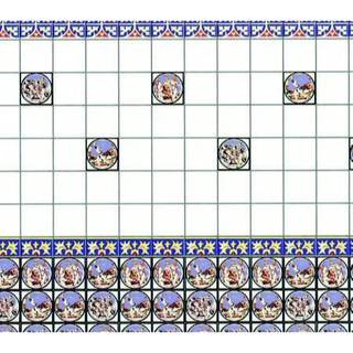 Doll house wallpaper