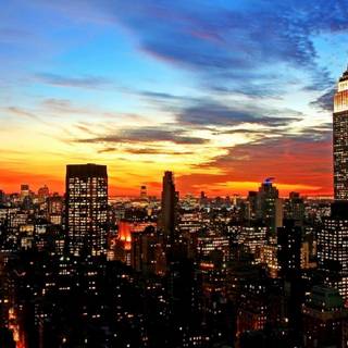 Yellow sky 4k wallpaper